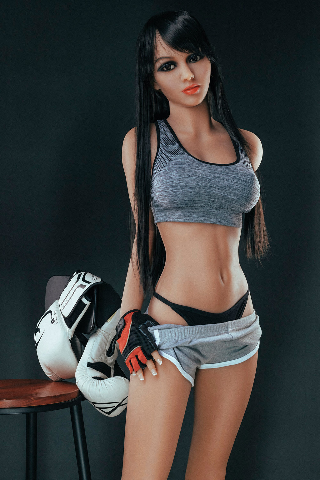 Beautiful doll with tall stature, large breasts, and buttocks, slim face and slim body simulation doll