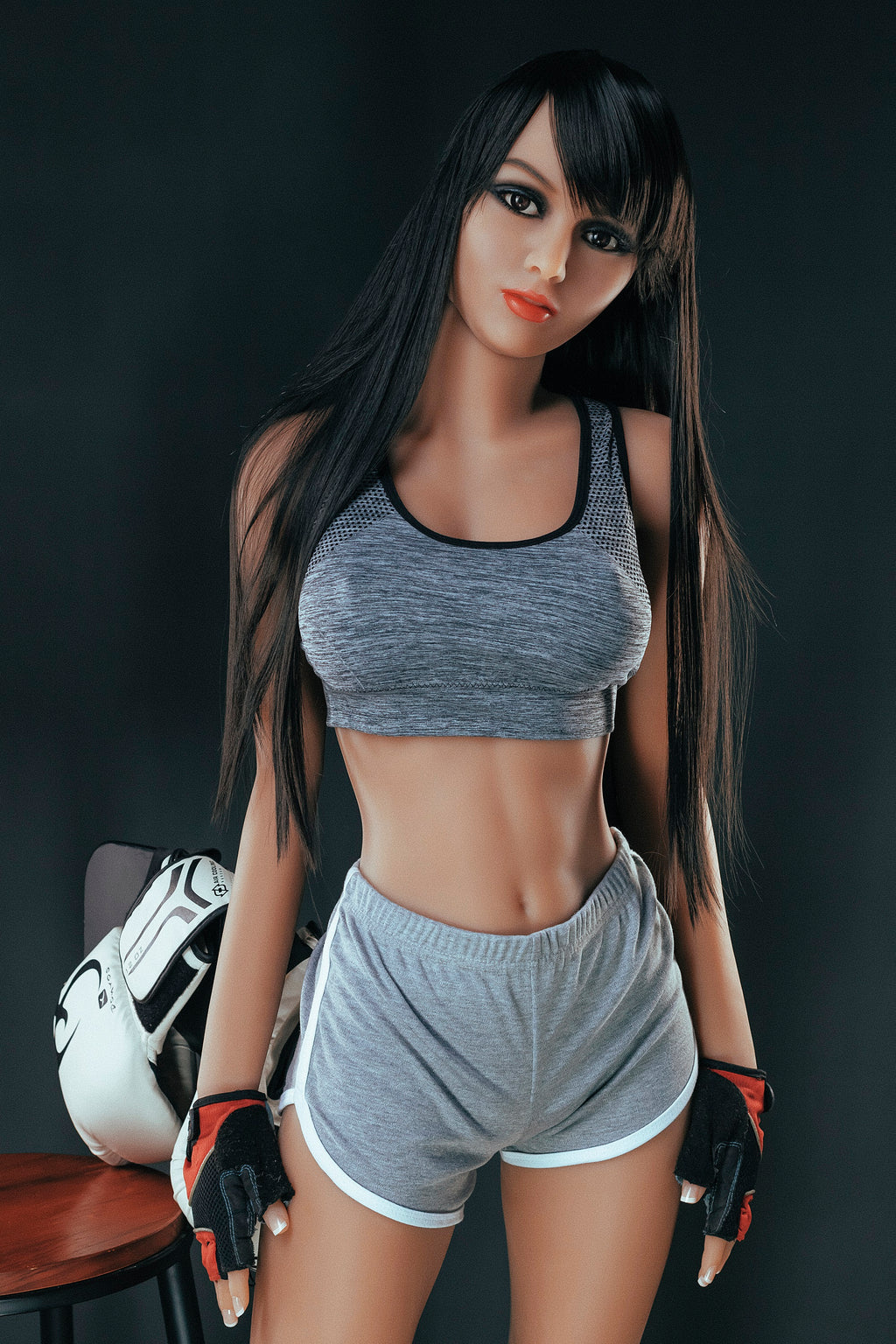 Beautiful doll with tall stature, large breasts, and buttocks, slim face and slim body simulation doll