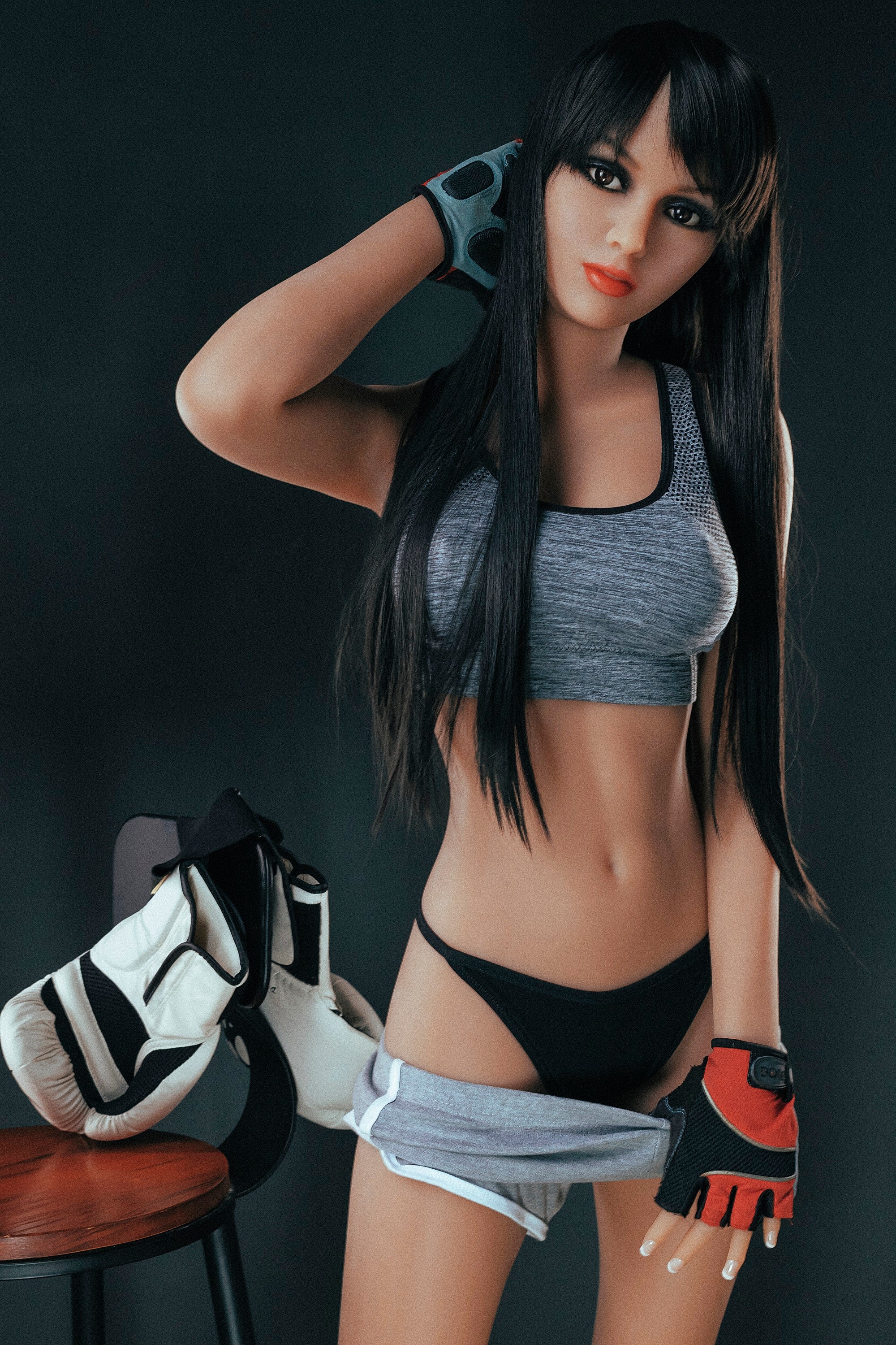 Beautiful doll with tall stature, large breasts, and buttocks, slim face and slim body simulation doll